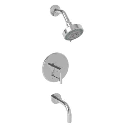 Newport Brass Tub and Shower Trim Set, Polished Nickel, Wall 3-1502BP-15